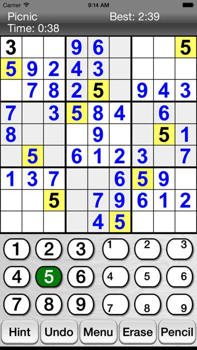 :) Sudoku + Bildschirmfoto