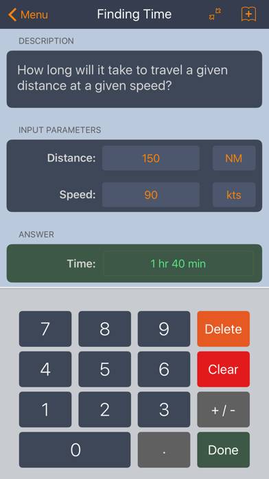 E6B Aviation Calculator Capture d'écran de l'application #1