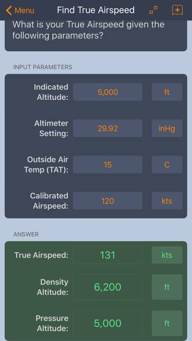 E6B Aviation Calculator Captura de pantalla de la aplicación #3