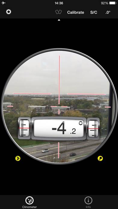 Clinometer plus bubble level App-Screenshot #3
