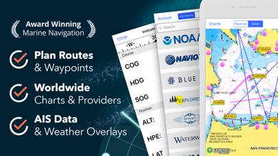 INavX: Marine Navigation App skärmdump #1