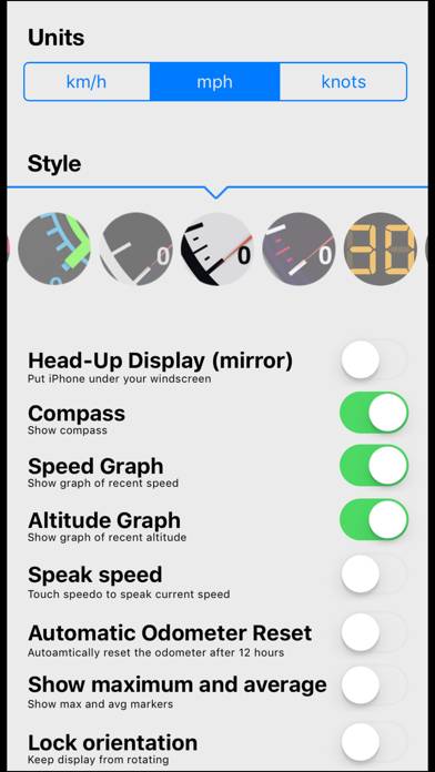 Speedometer Speed Box Captura de pantalla de la aplicación #3