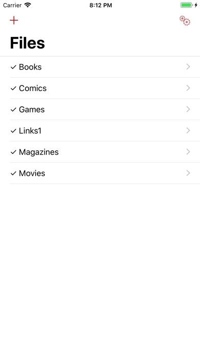 CSV Touch Captura de pantalla de la aplicación #1