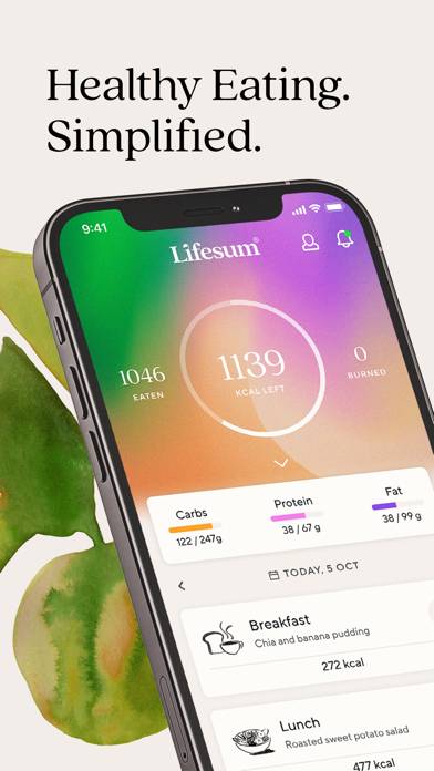 Lifesum Food Tracker & Fasting Capture d'écran de l'application #1