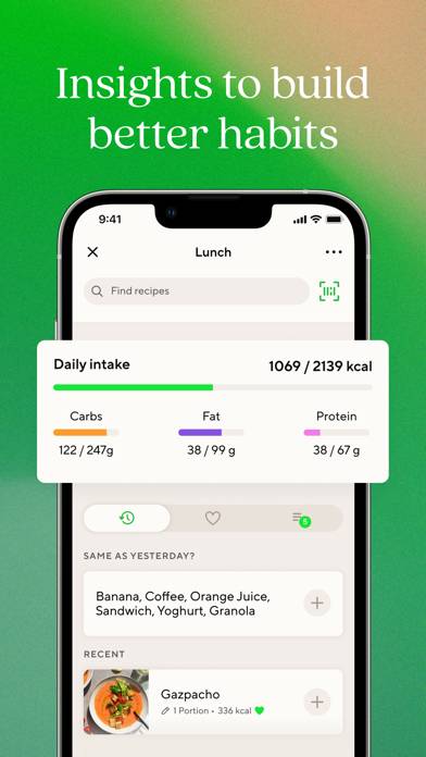 Lifesum: Food Tracker & Diet App skärmdump #4