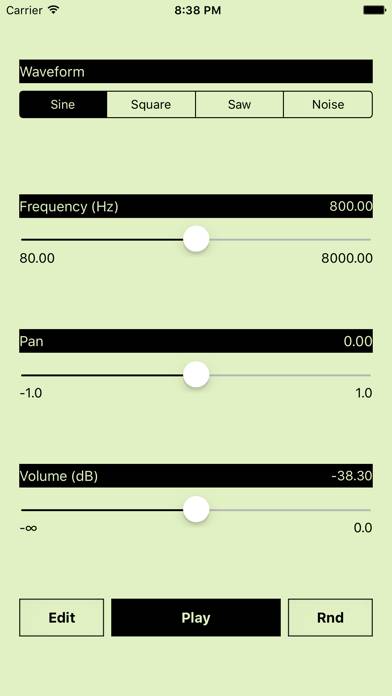 Oscillator Schermata dell'app #1