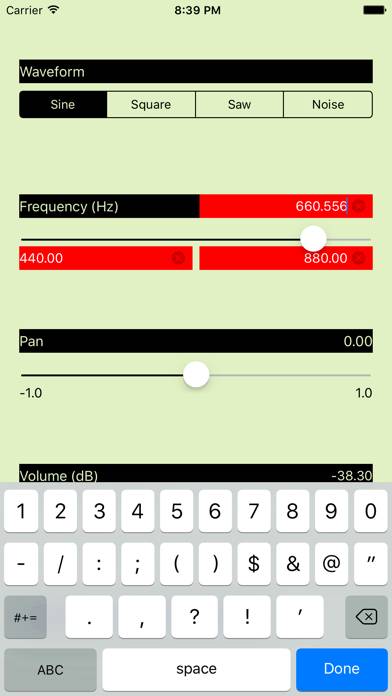 Oscillator App screenshot #2