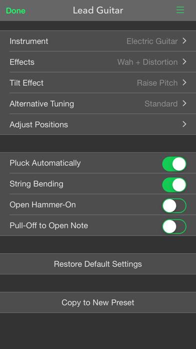 PocketGuitar Capture d'écran de l'application #5