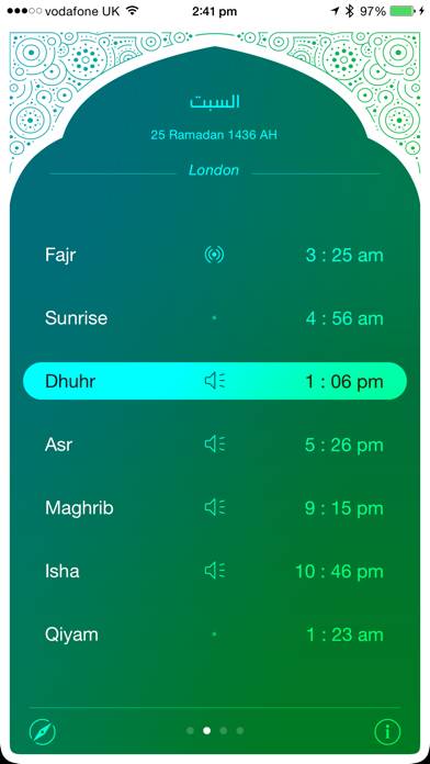 IPray: Adhan · Prayer · Qibla Capture d'écran de l'application #2