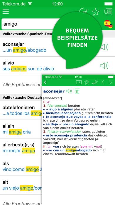 Wörterbuch Spanisch App screenshot #2