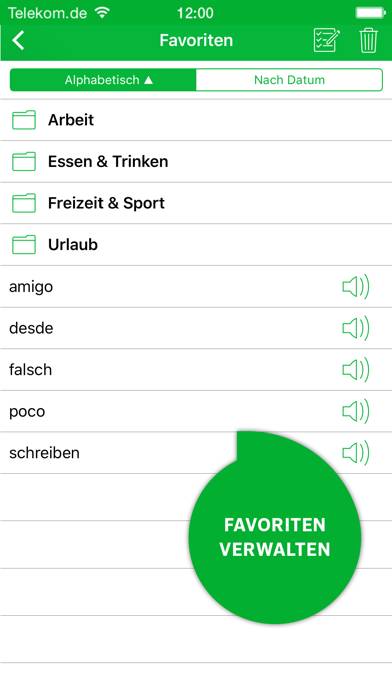 Wörterbuch Spanisch App screenshot