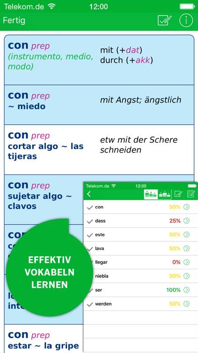 Wörterbuch Spanisch App screenshot