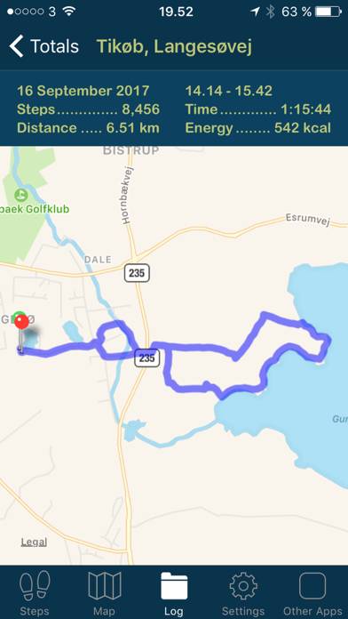 ISteps GPS Pedometer PRO Capture d'écran de l'application #4