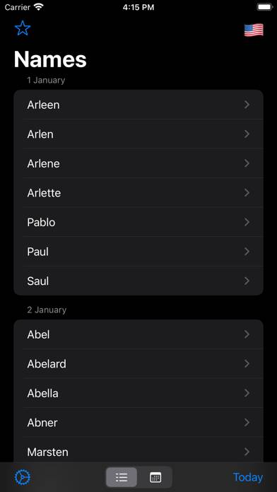 Name-days App screenshot #5