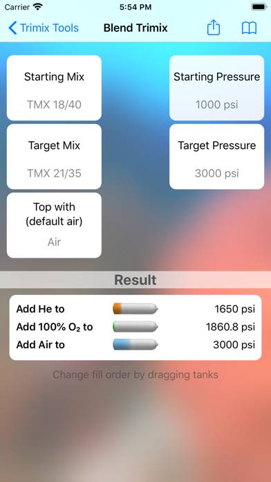 Trimix Tools Schermata dell'app #1