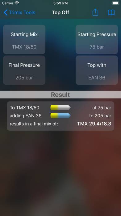 Trimix Tools Schermata dell'app #2