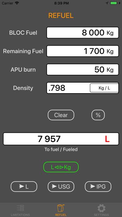 Jet Fueling App-Screenshot #2