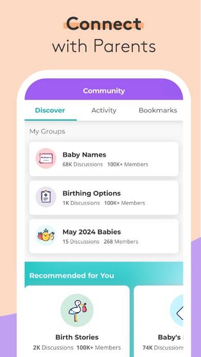 Pregnancy & Baby Tracker Uygulama ekran görüntüsü #5