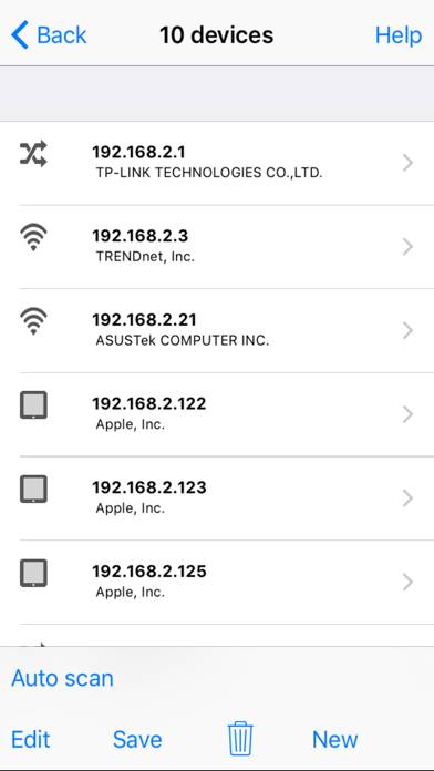 Network Ping Captura de pantalla de la aplicación #2