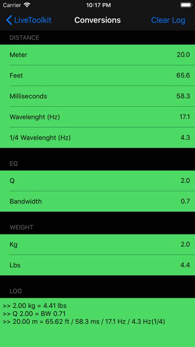 Livetoolkit Capture d'écran de l'application