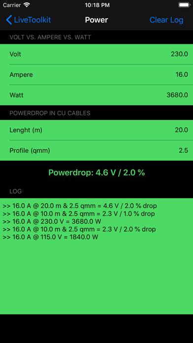 Livetoolkit Capture d'écran de l'application