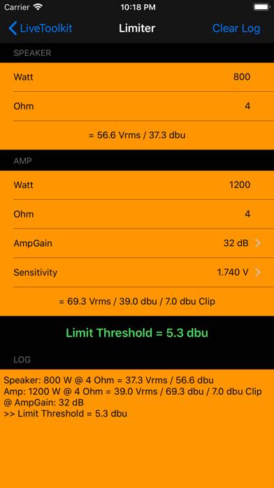 Livetoolkit Capture d'écran de l'application