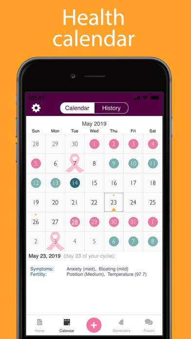 IPeriod Period Tracker plus Schermata dell'app #3