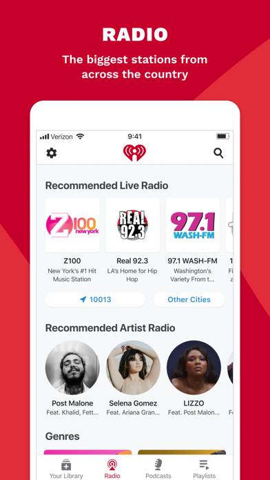 IHeart: Radio, Music, Podcasts App preview #3