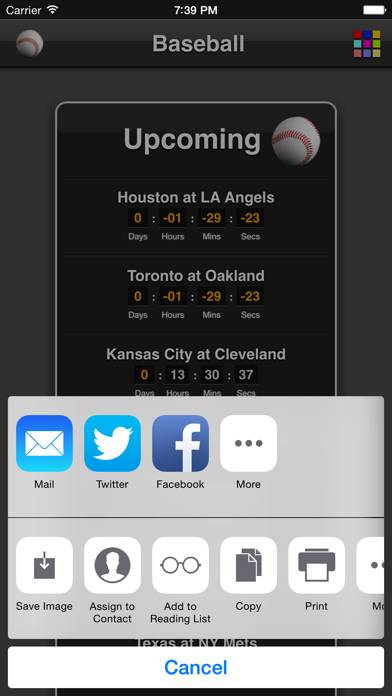 Baseball Games App screenshot #4