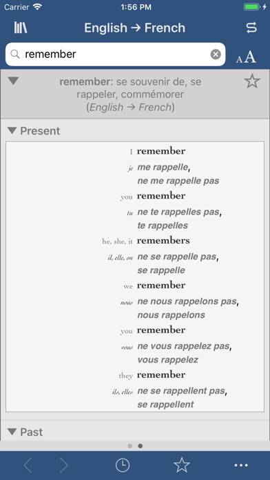 Collins-Robert Concise App screenshot