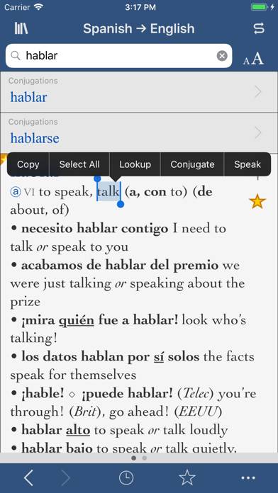 Collins Spanish-English App screenshot #1