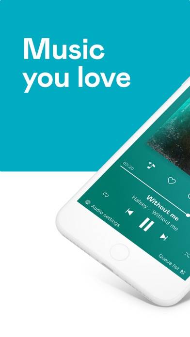 Deezer: Music Player, Podcast Schermata dell'app #2