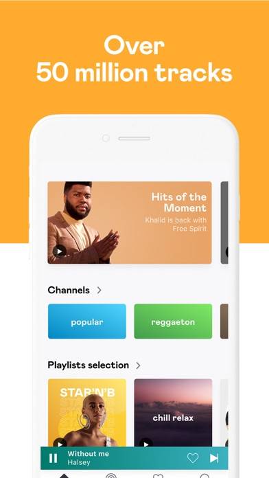 Deezer: Music Player, Podcast Captura de pantalla de la aplicación #4