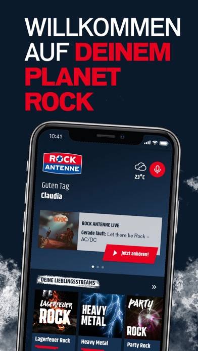 Rock Antenne App-Screenshot