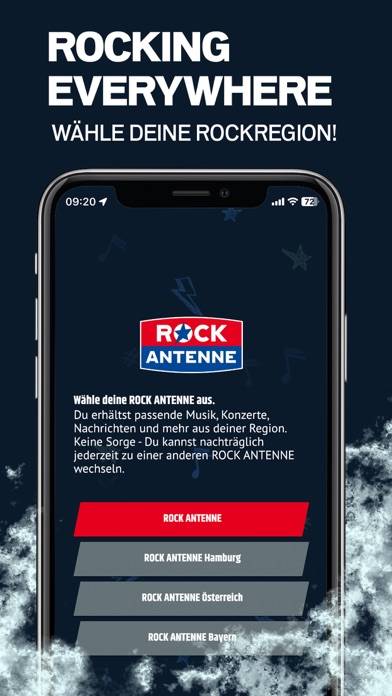 Rock Antenne App-Screenshot