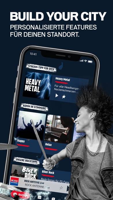 Rock Antenne App-Screenshot