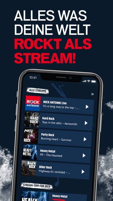 Rock Antenne App-Screenshot