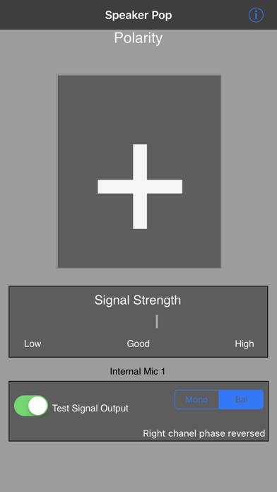 Speaker Polarity Captura de pantalla de la aplicación #1