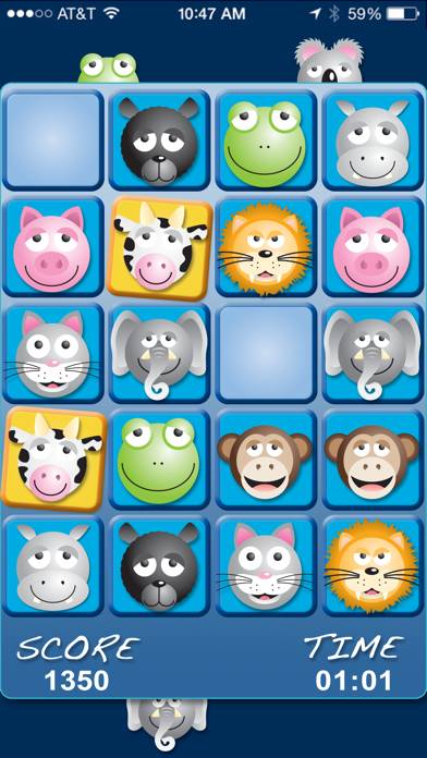 AniMatch: Animal Matching Game App skärmdump #1