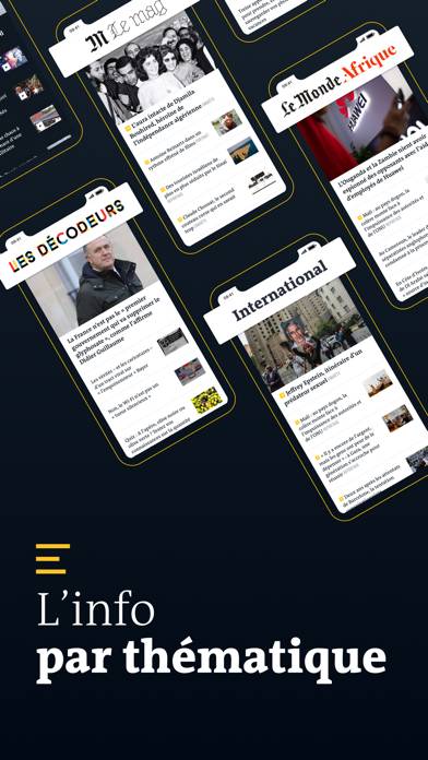 Le Monde, l’info en continu Captura de pantalla de la aplicación #3