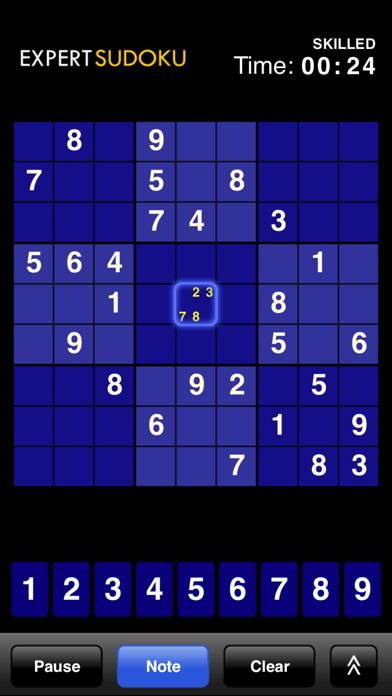 Expert Sudoku App screenshot #1