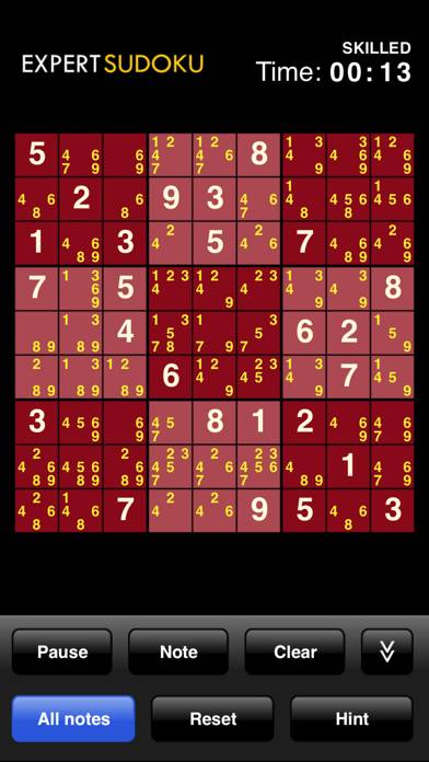 Expert Sudoku Capture d'écran de l'application #2