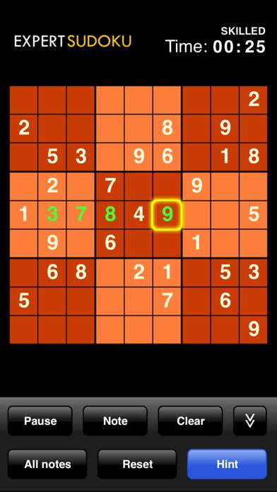 Expert Sudoku Capture d'écran de l'application #4