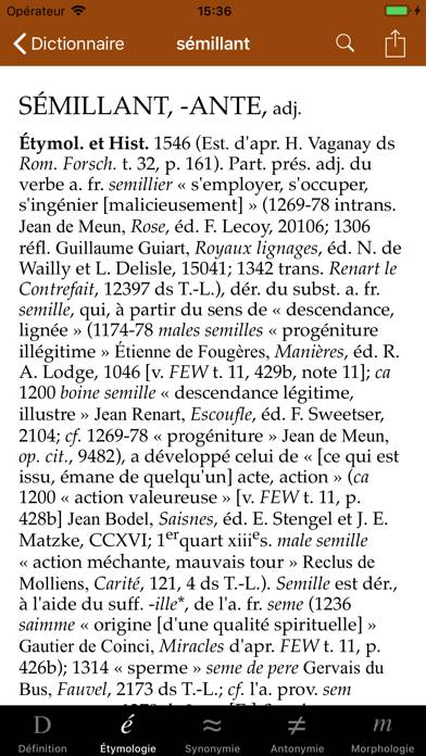 Dictionnaire App screenshot