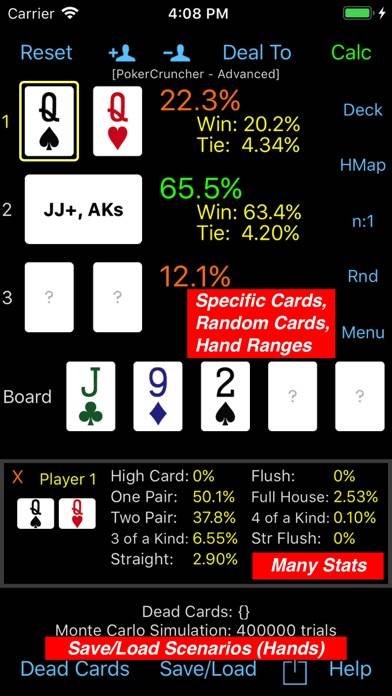 PokerCruncher Schermata dell'app #1