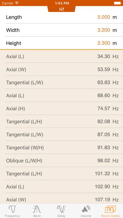 AudioCalc Schermata dell'app