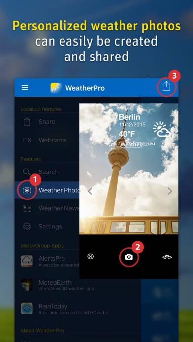 WeatherPro Capture d'écran de l'application #5