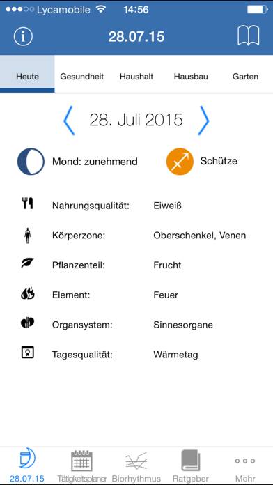 The Lunar Calendar App screenshot #1