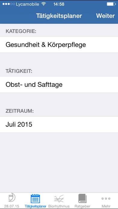 Der Mondkalender App-Screenshot