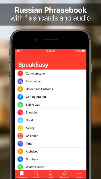 SpeakEasy Russian Pro App-Screenshot #1